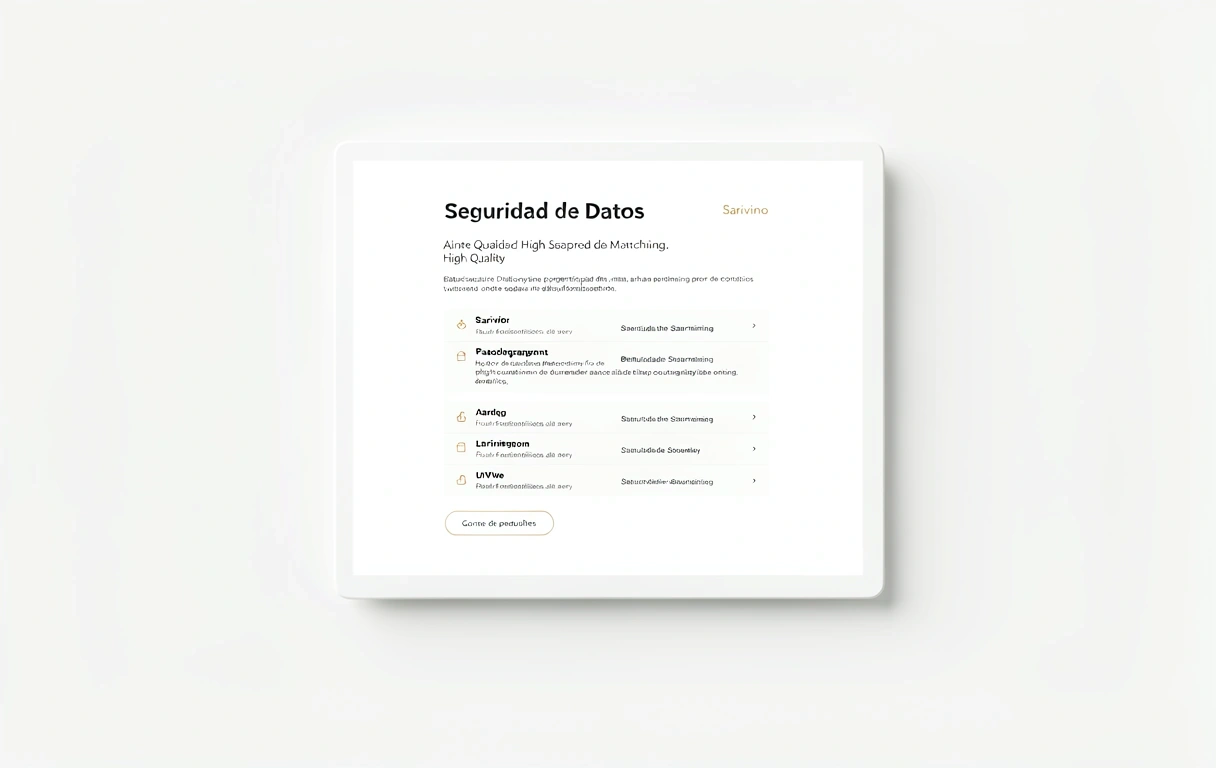 Seguridad de datos Sarivino